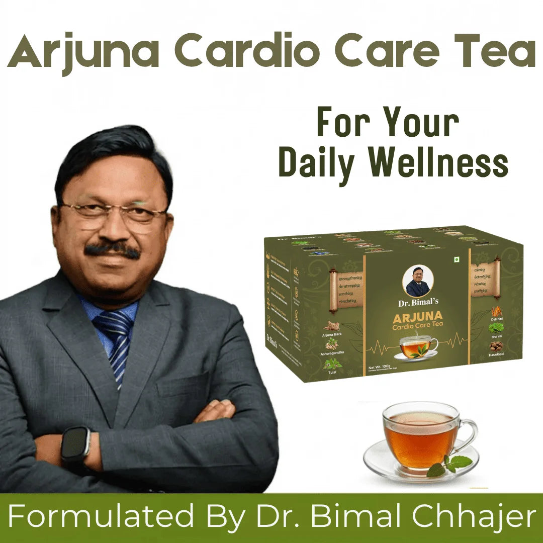 Jaadu Diet Arjuna Cardio Care Tea with Ashwagandha, Shankhpushpi & Brahmi | 50 Tea Bags