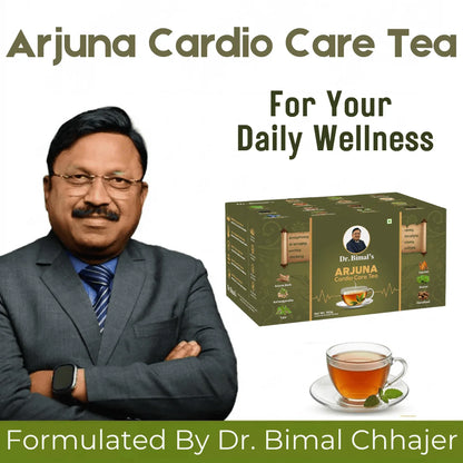 Jaadu Diet Arjuna Cardio Care Tea with Ashwagandha, Shankhpushpi & Brahmi | 50 Tea Bags