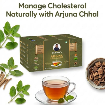 Jaadu Diet Arjuna Cardio Care Tea with Ashwagandha, Shankhpushpi & Brahmi | 50 Tea Bags