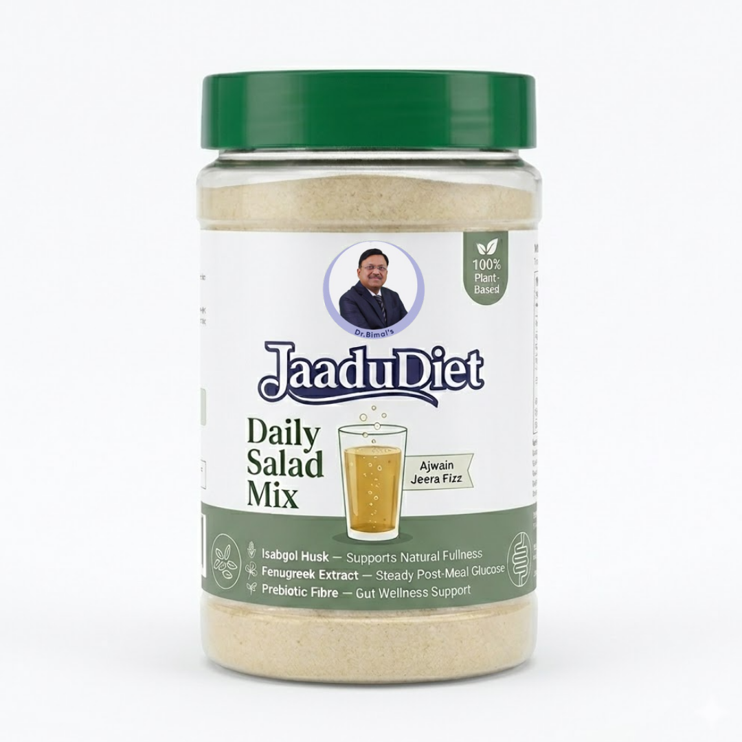 Dr Bimal's Jaadu Diet Daily Salad Mix - Ajwain Jeera Flavor | 300g (30 Servings)