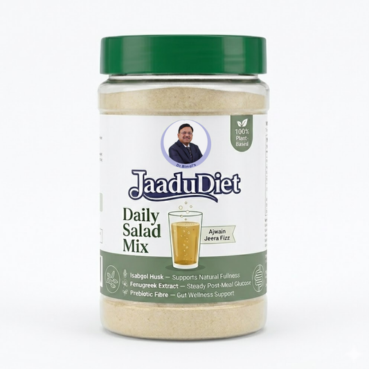 Dr Bimal's Jaadu Diet Daily Salad Mix - Ajwain Jeera Flavor | 300g (30 Servings)